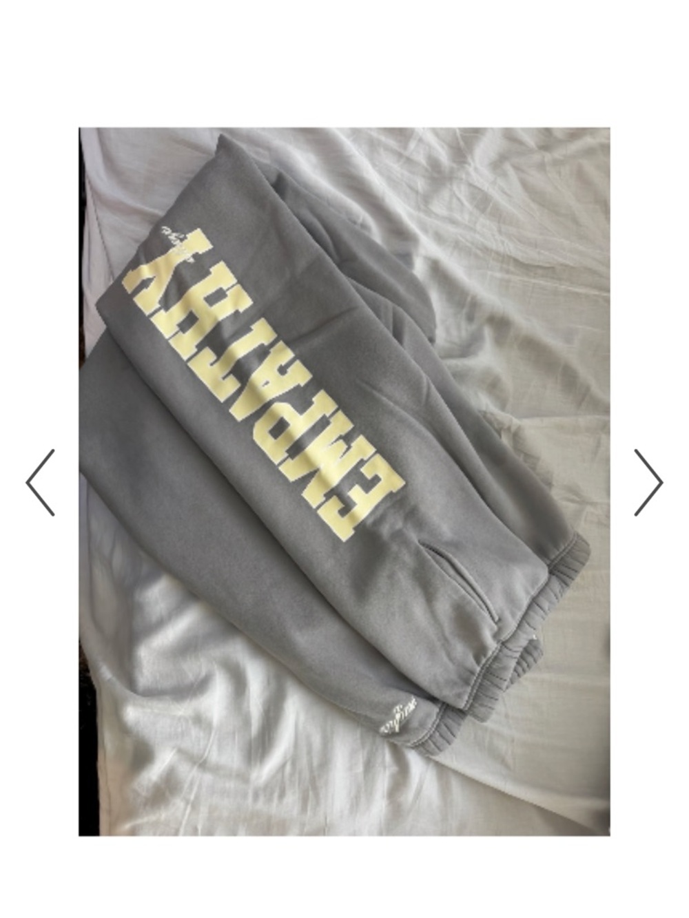 The Mayfair Group Gray 'EMPATHY' Sweatpants XXL